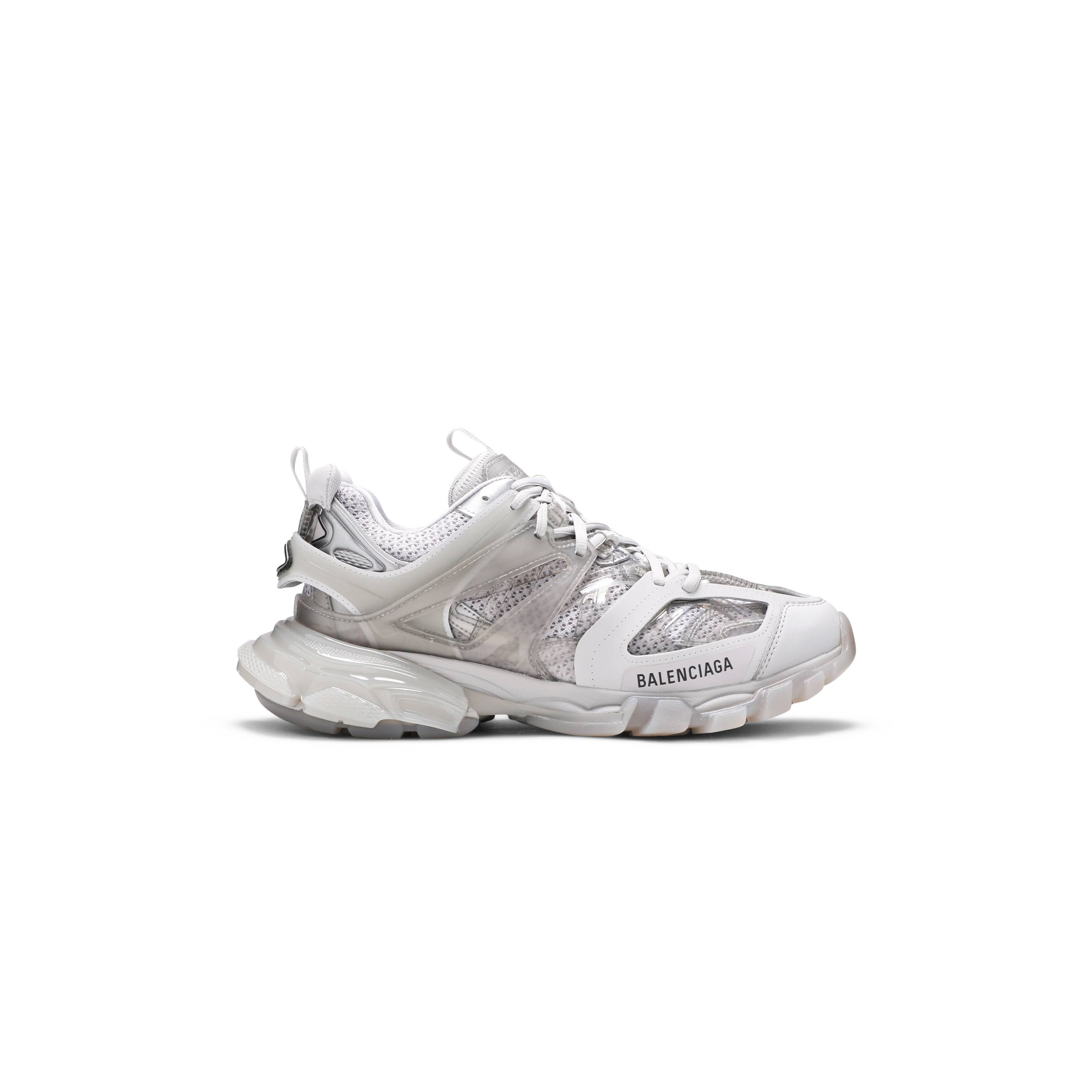 Ba*len*cia*ga track sneaker clear sole light grey 647742w3bm41200